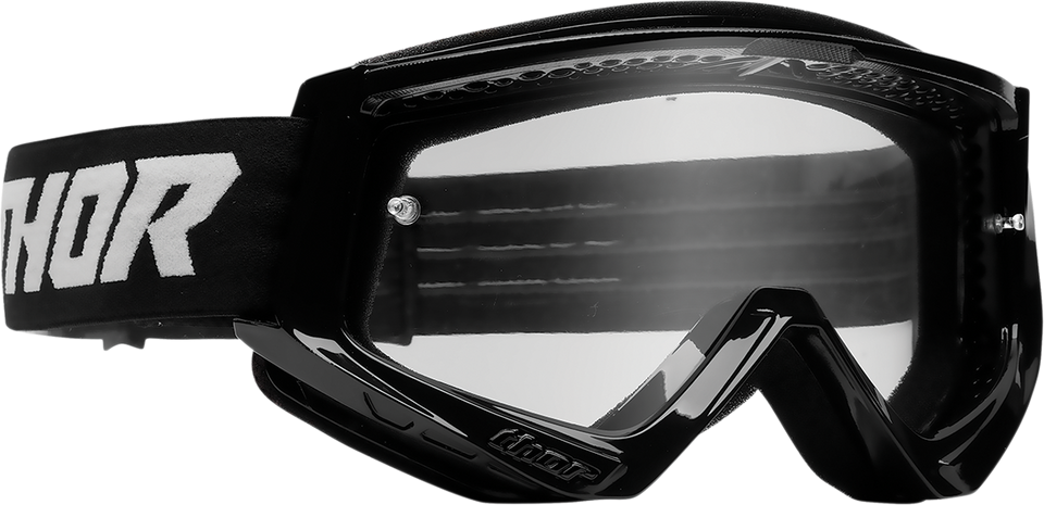 Youth Combat Goggles - Racer - Black/White - Lutzka's Garage