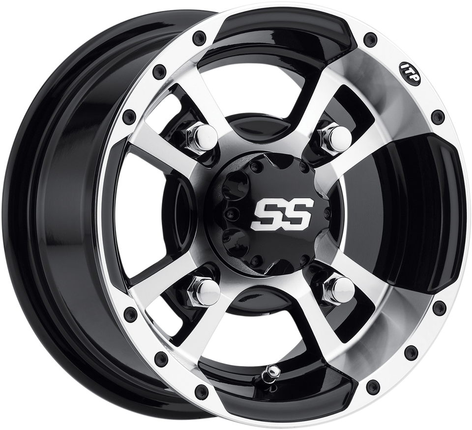 SS Alloy SS112 Sport Wheel - Rear - Machined - 9x8 - 4/115 - 3+5
