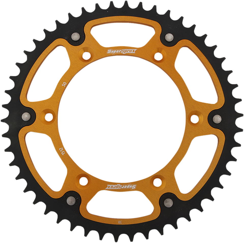 Stealth Rear Sprocket - 50 Tooth - Gold - Beta/Husqvarna/Sherco/Suzuki - Lutzka's Garage