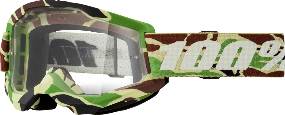 Strata 2 Goggle - War Camo - Clear - Lutzka's Garage