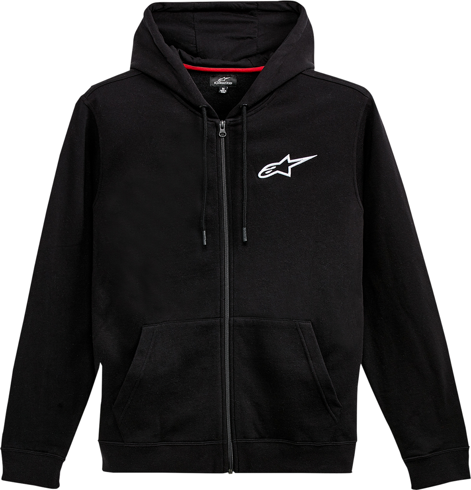 Ageless Zip Hoodie - Black/White - Medium - Lutzka's Garage