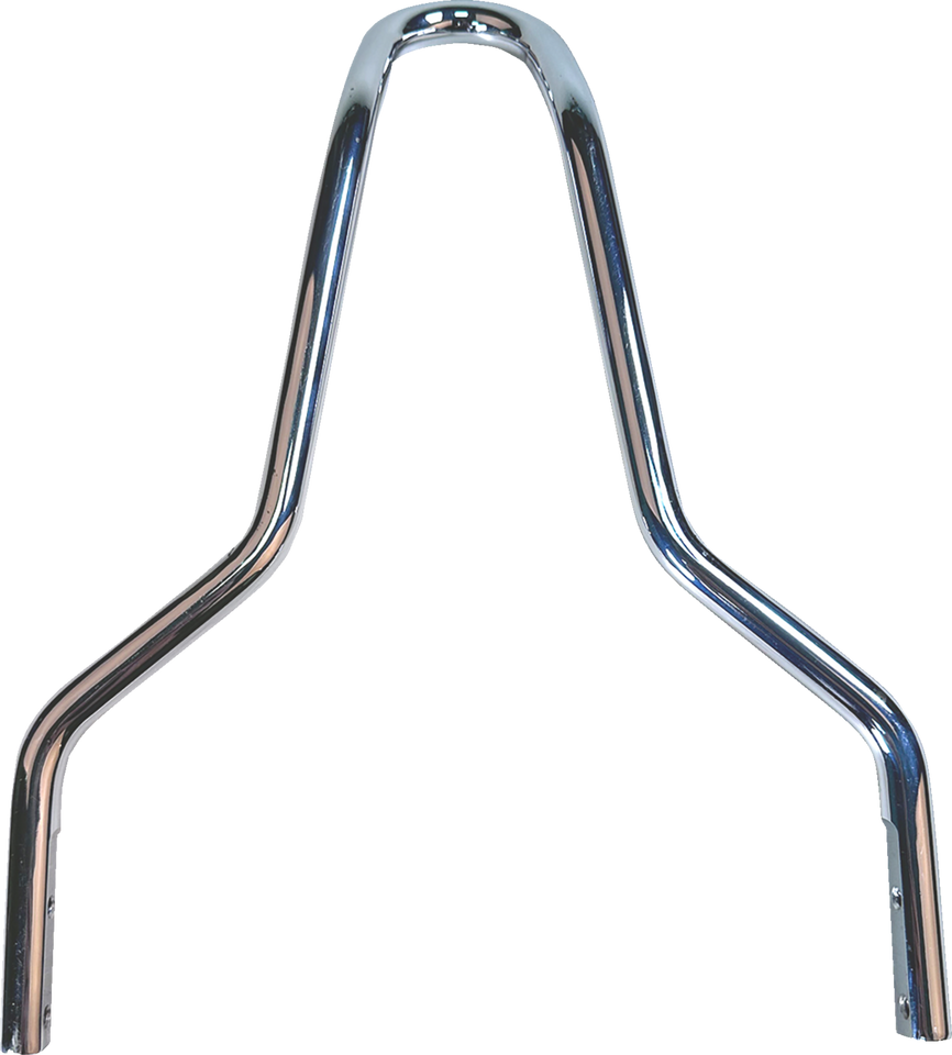 Round Tapered Sissy Bar - Chrome - 11"H x 11"W - Lutzka's Garage