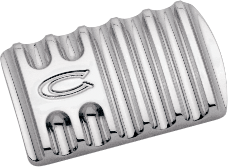 Brake Pedal - Finned - Chrome - Lutzka's Garage
