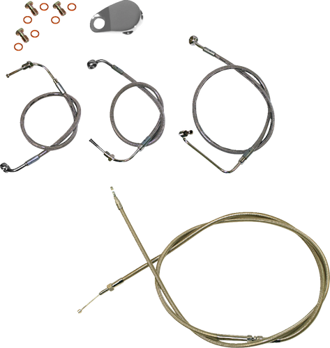 Handlebar Cable/Brake Line Kit - Quick Connect - 12