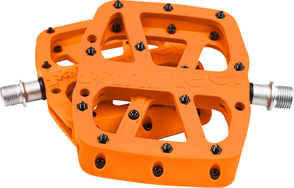 Base Pedals - Flat - Naranja