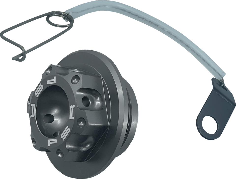 Oil Cap Kit - Gunmetal - M20 x 2.5 - Ducati/Honda/Husqvarna/Kawasaki/Suzuki/Triumph/Yamaha - Lutzka's Garage