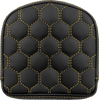 Road Sofa Sissy Bar Pad - Honeycomb - Gold Stitching