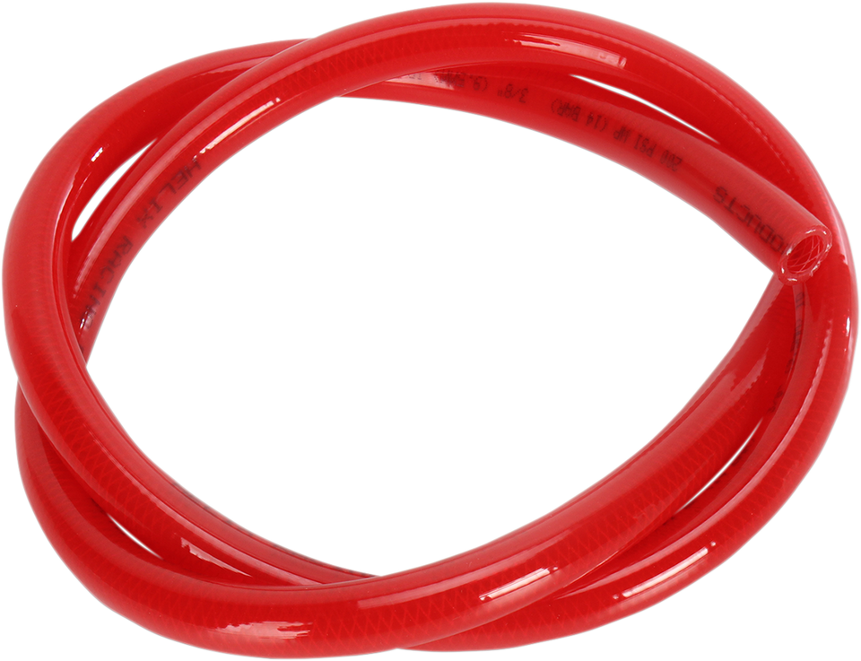 High-Pressure Fuel Line - Red - 3/8" - 3 - Lutzka's Garage