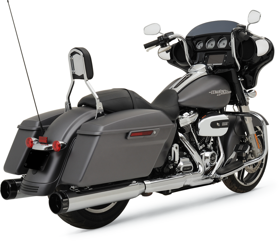 4.5" Mufflers for Touring - Chrome with Klassic