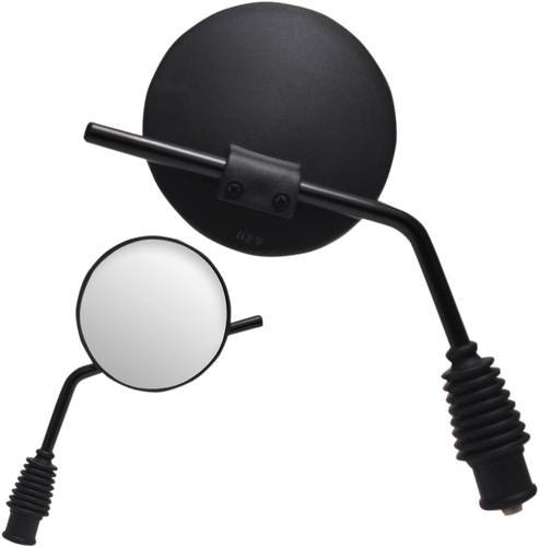 Mirror - Side View - Dual Sport - Standard - Left/Right - Black - Lutzka's Garage