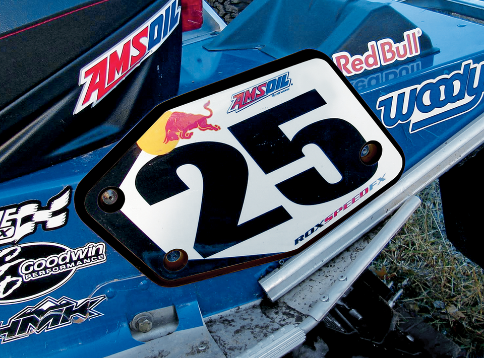 Universal Snowcross Number Plate - Rear