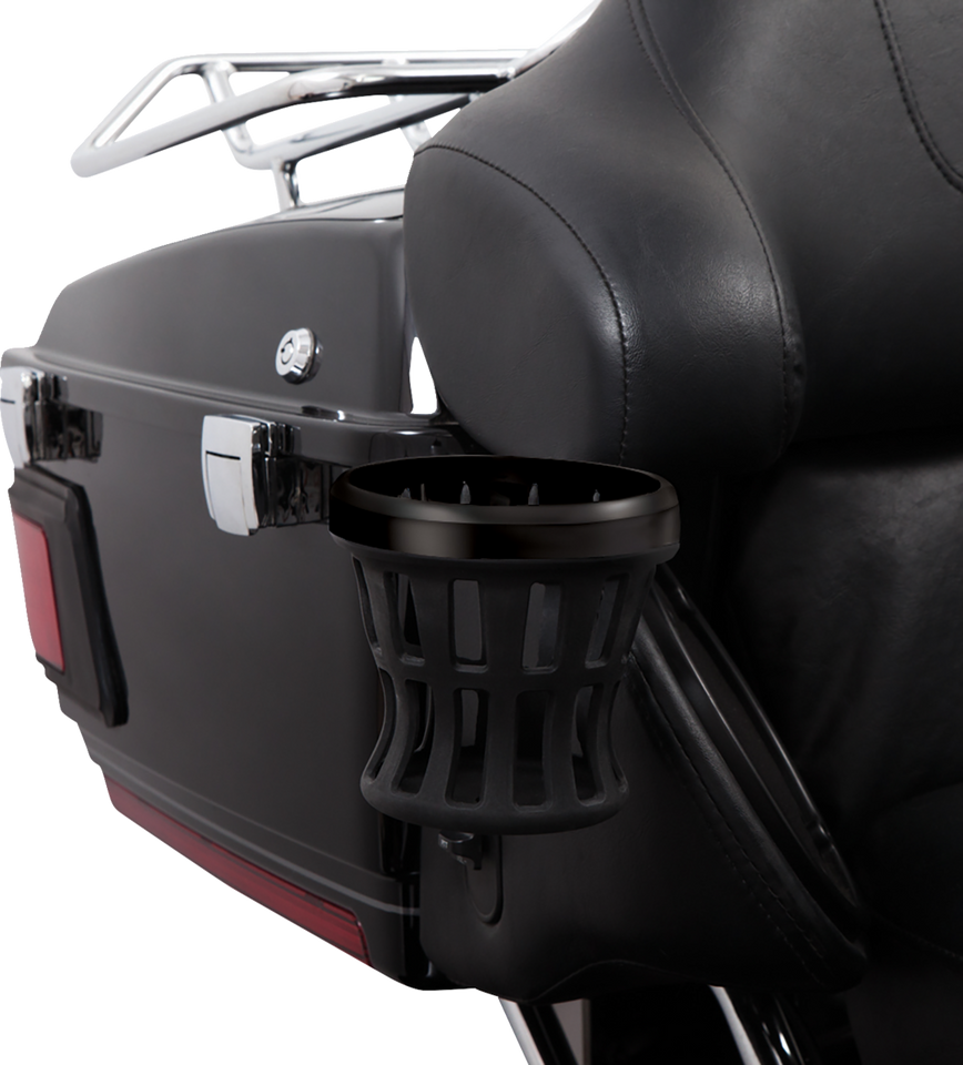 Drink Holder - Gen 2 - Black - Passenger - Black Mount - Lutzka's Garage