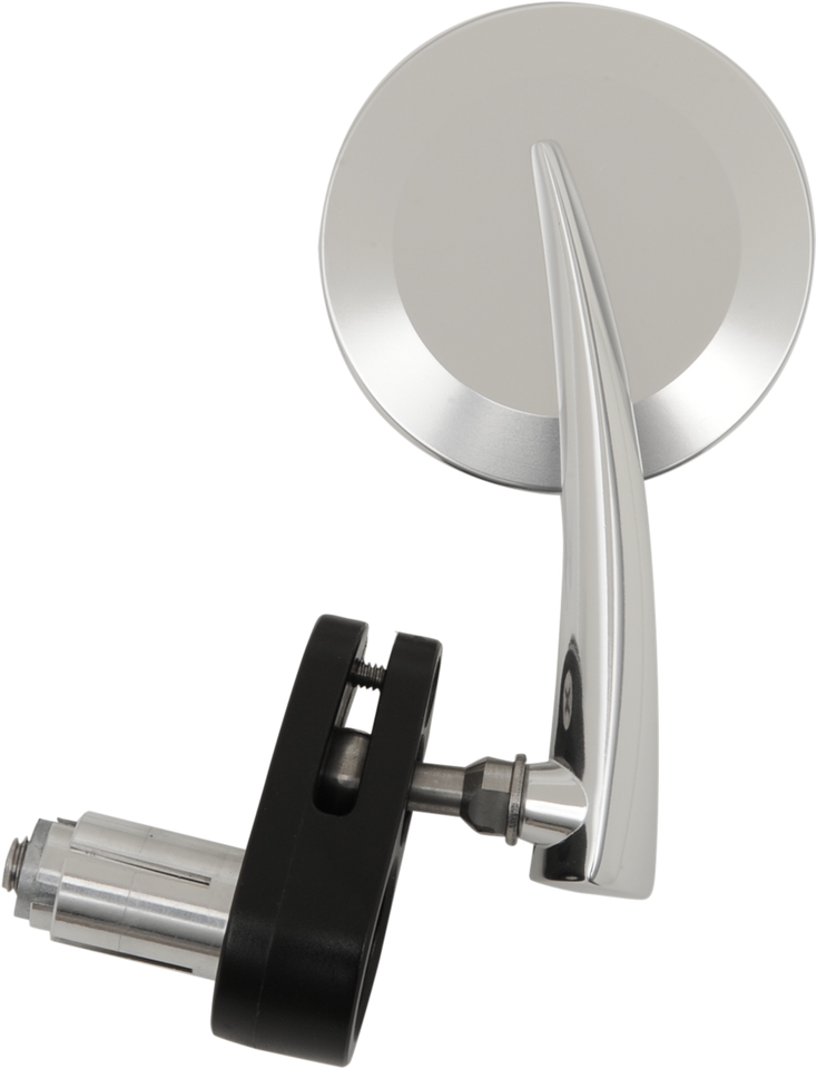 Mirror - Side View - Round - Polished - Left