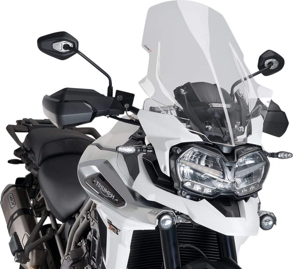 Race Windscreen - 24-1/2" - Clear - Tiger - Lutzka's Garage