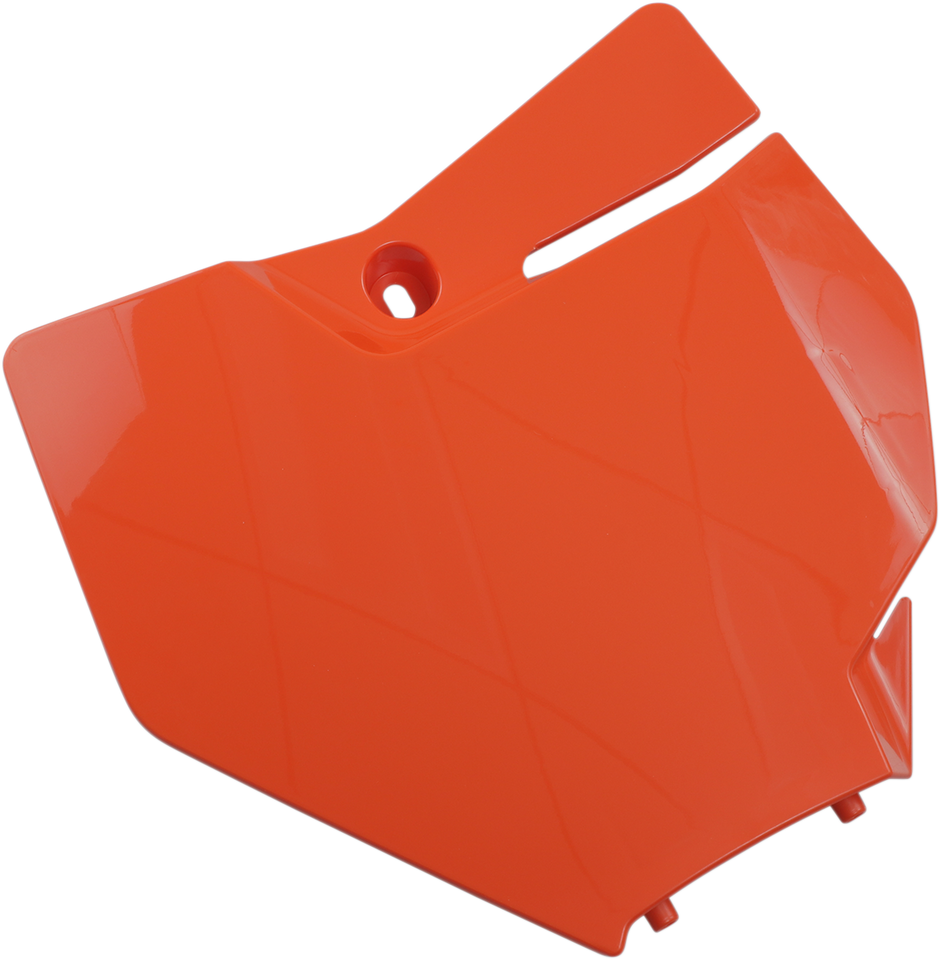 Front Number Plate - KTM Orange