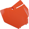 Front Number Plate - KTM Orange