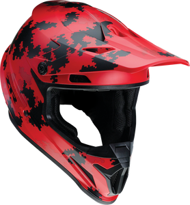 Rise Helmet - Digi Camo - Red - XS - Lutzka's Garage