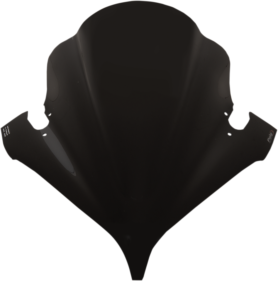 Race Windscreen - 21-5/8" - Black - FZ6 - Lutzka's Garage