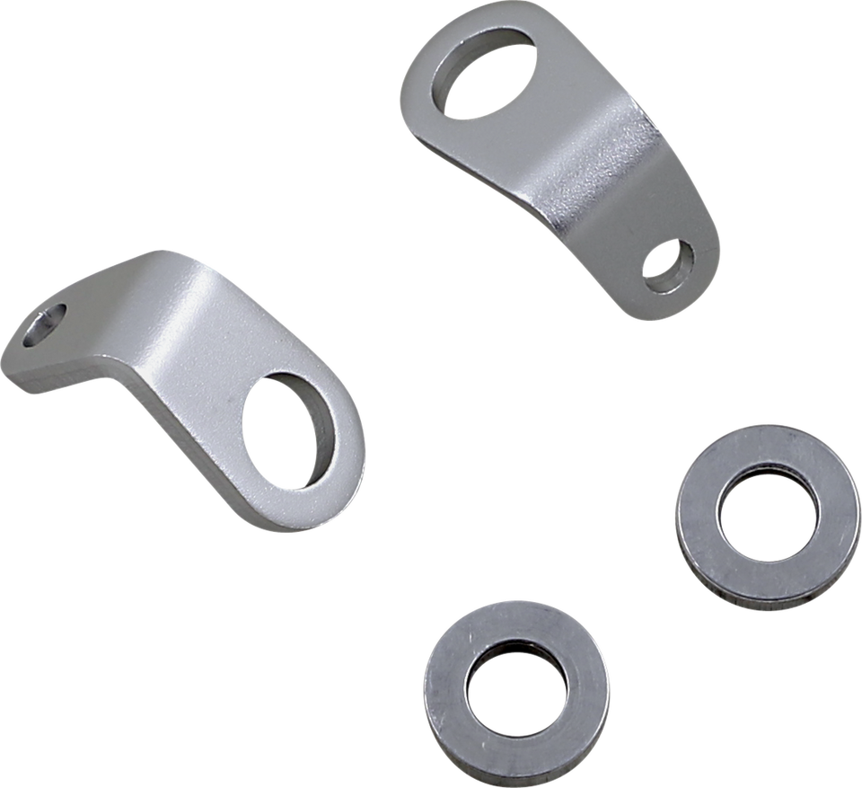 Mount - Micro Turn Signal - L-Bracket - Silver - Lutzka's Garage