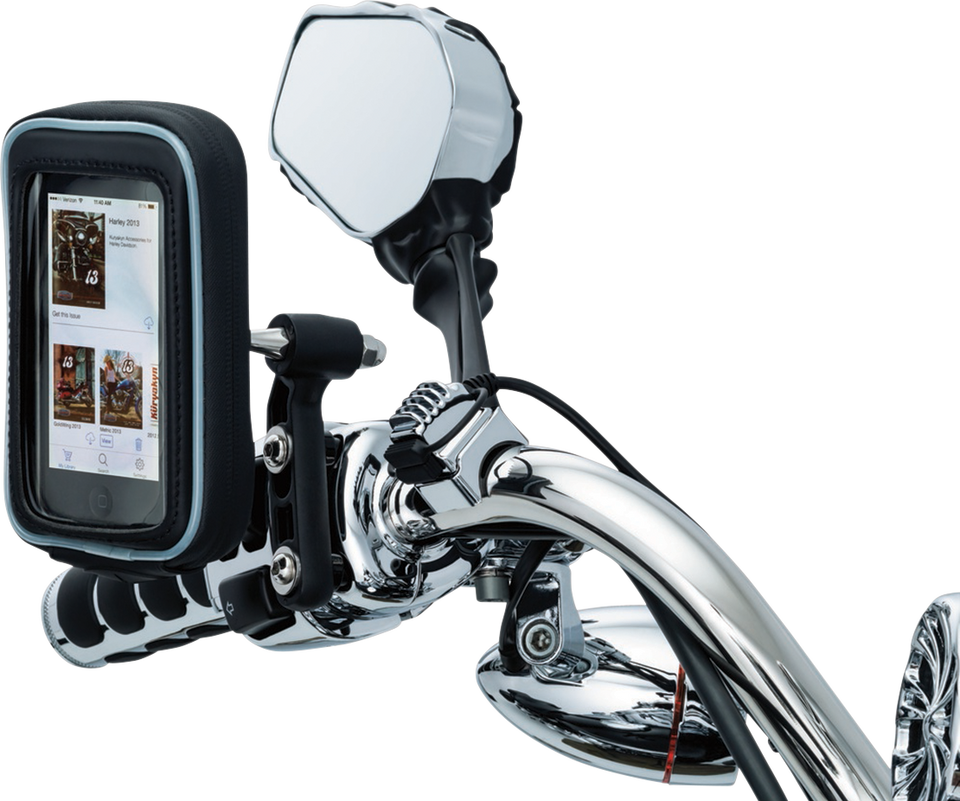 Universal USB Power Port - Chrome - Lutzka's Garage