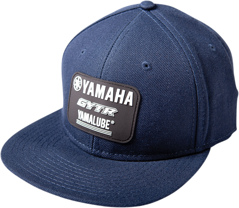 Yamaha Team Snapback Hat - Navy - Lutzka's Garage