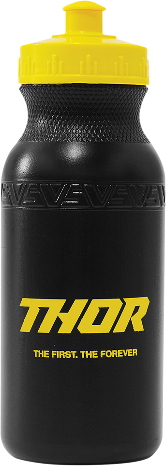 Water Bottle - Black/Yellow - 21oz - Lutzka's Garage