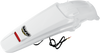 Enduro Rear Fender with LED - White -
