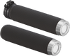 Grips - Knurled - Cable - Chrome - Lutzka's Garage
