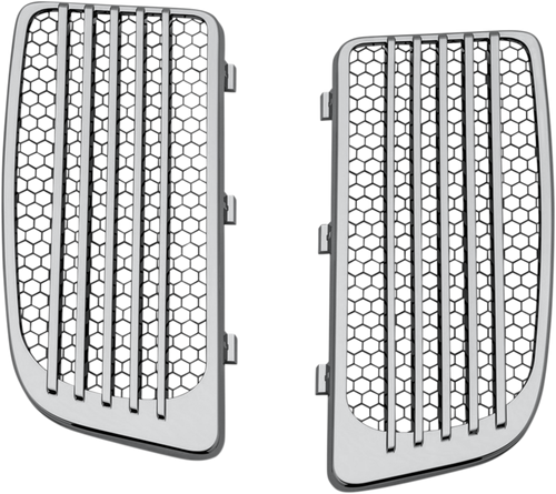 Radiator Grilles - Chrome - Touring/Trike - Lutzka's Garage