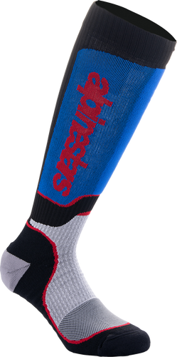 MX Plus Socks - Black/Red/White/Blue - Medium - Lutzka's Garage