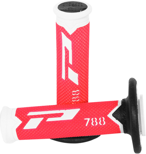 Grips - 788 - White/Red/Black - Lutzka's Garage