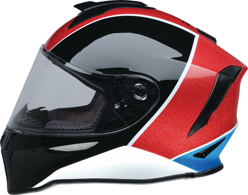 Youth Warrant 2.0 Helmet - Fresh Pow - - Red/White/Blue - Large - Lutzka's Garage