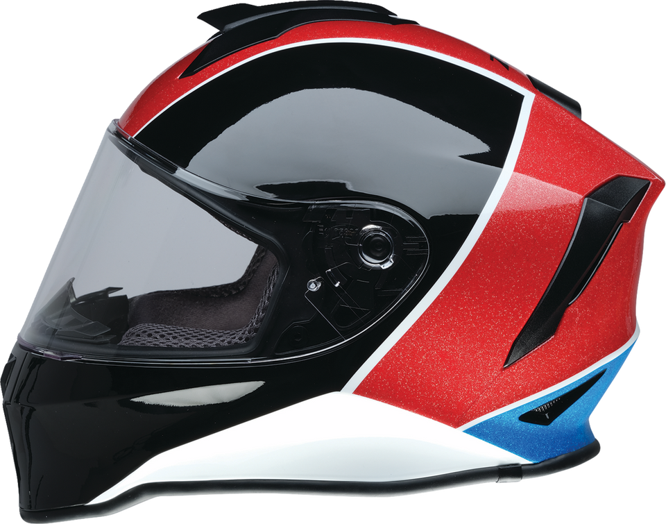 Youth Warrant 2.0 Helmet - Fresh Pow - - Red/White/Blue - Large - Lutzka's Garage