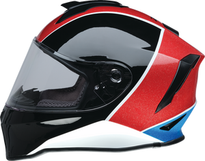 Youth Warrant 2.0 Helmet - Fresh Pow - Red/White/Blue - Small - Lutzka's Garage