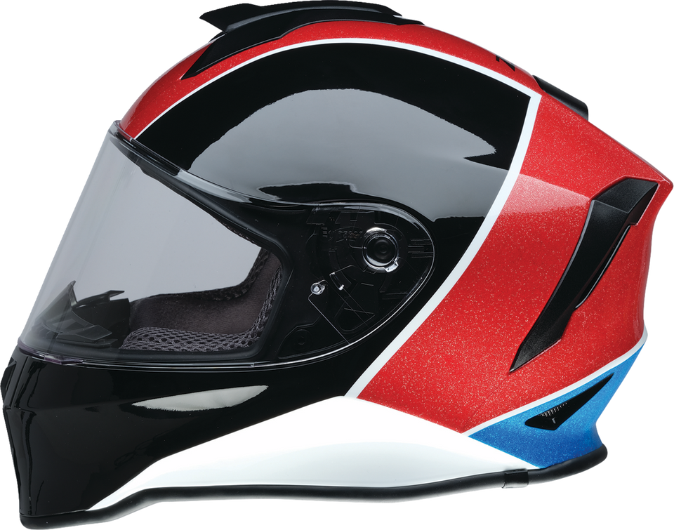 Youth Warrant 2.0 Helmet - Fresh Pow - Red/White/Blue - Small - Lutzka's Garage