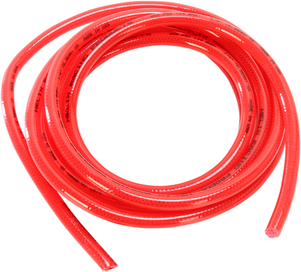 High-Pressure Fuel Line - Red - 1/4" - 10 - Lutzka's Garage