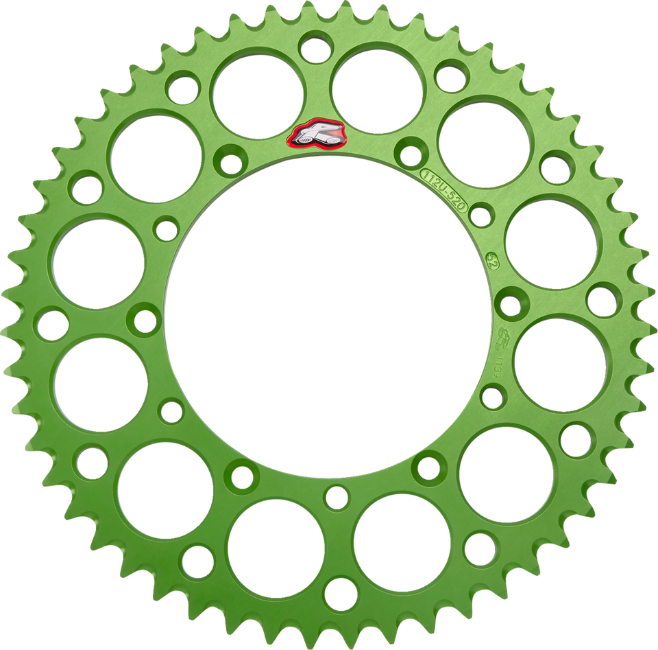 Rear Sprocket - 52 Tooth - Kawasaki - Green - Lutzka's Garage