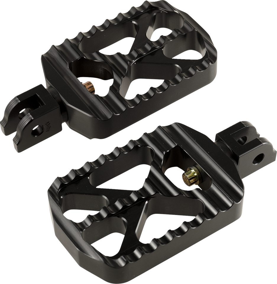 Bear Claw Footpegs - Black - Harley-Davidson - Lutzka's Garage
