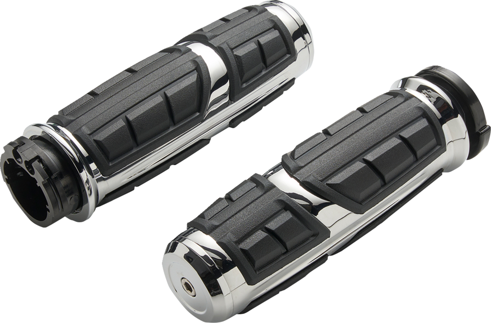 Grips - Chicane - Cable - Chrome - Lutzka's Garage