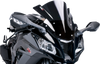 Race Windscreen - 16-1/8"Black - ZX10R