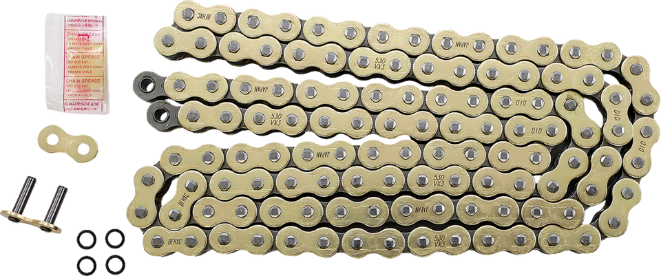 530 VX3 - Chain - Gold - 120 Links - Lutzka's Garage