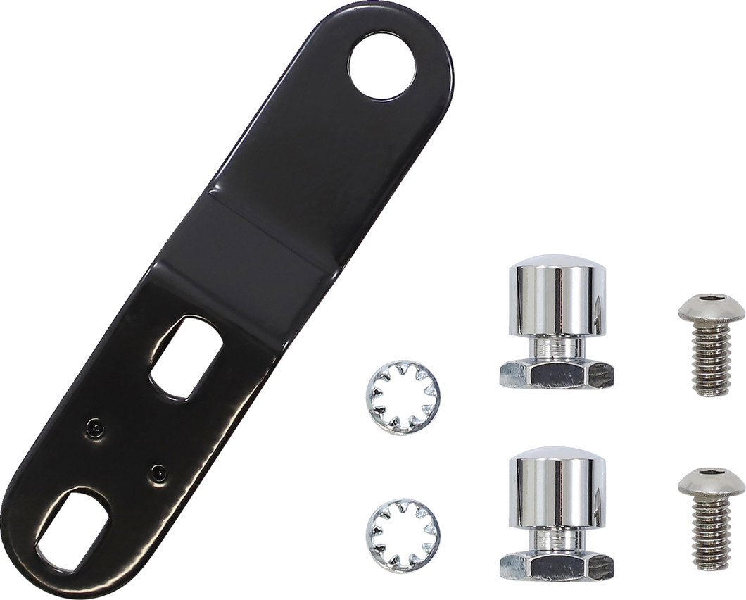 Bare Bones Pillion Pad - Smooth - Black - FLFB/S 18-23 - Lutzka's Garage