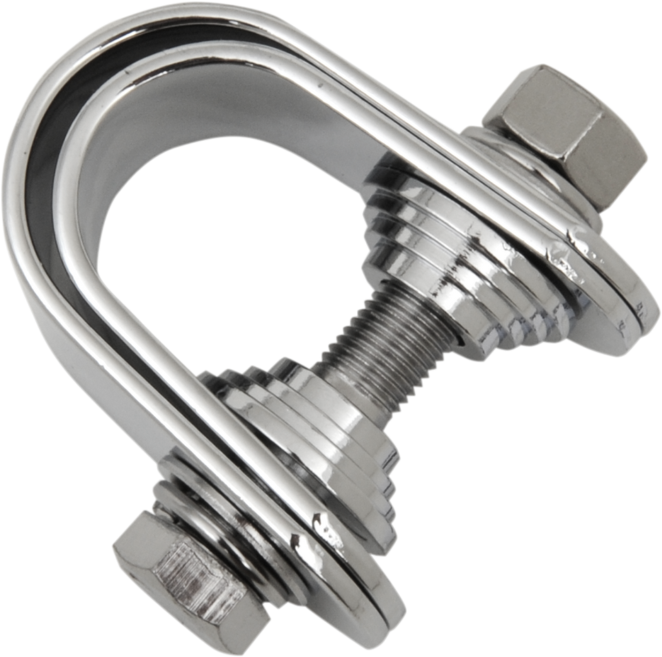 Mini Speedometer/Tachometer Clamp - For 1"/1.25" Tube - Chrome - Lutzka's Garage