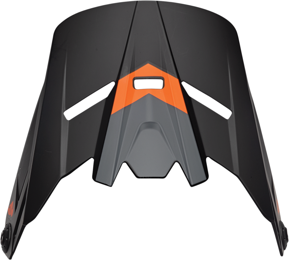 Youth Sector Visor Kit - Chev - Charcoal/Orange - Lutzka's Garage