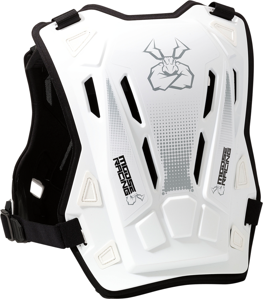 Youth Agroid™ Chest Guard - White - 2XS/XS - Lutzka's Garage