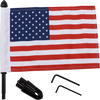 Flag Mount - Detachable Sissy Bar - 9" Pole - 6" X 9" Flag