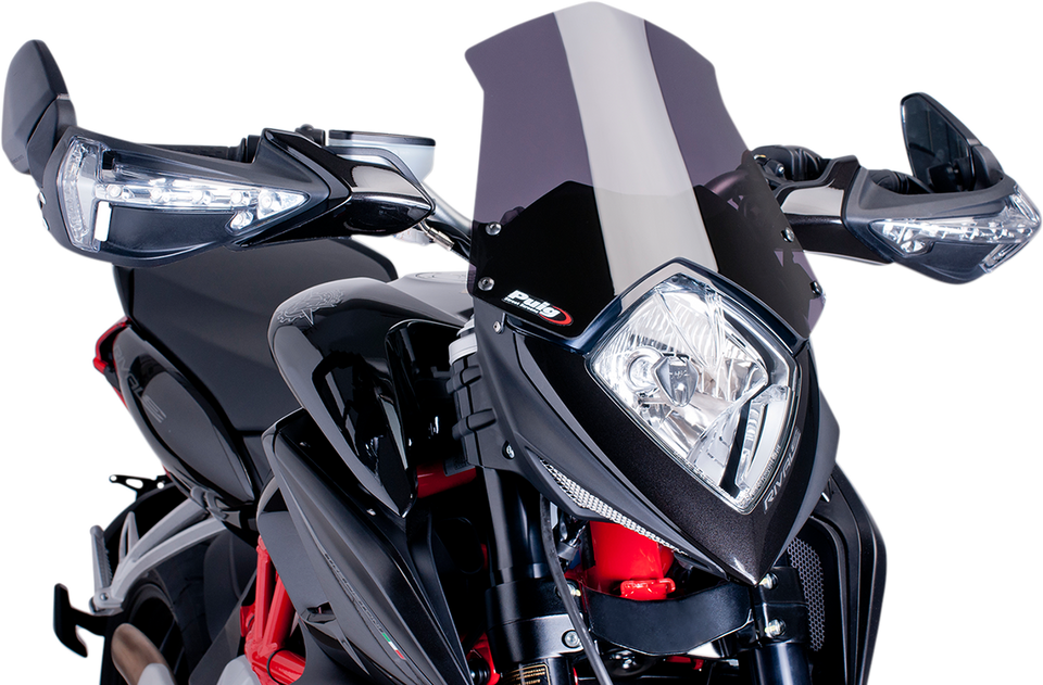 New Generation Windscreen - 12-1/4" - Dark Smoke - Rivale 800 - Lutzka's Garage