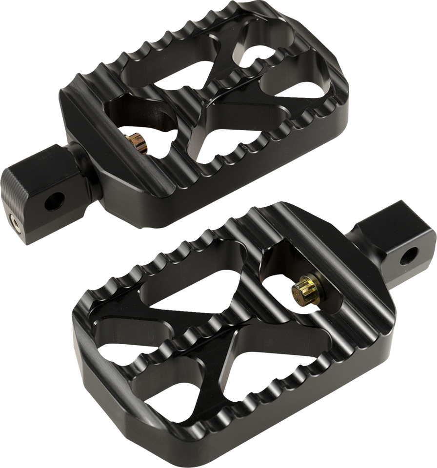 Bear Claw Footpegs - Black - Indian - Lutzka's Garage