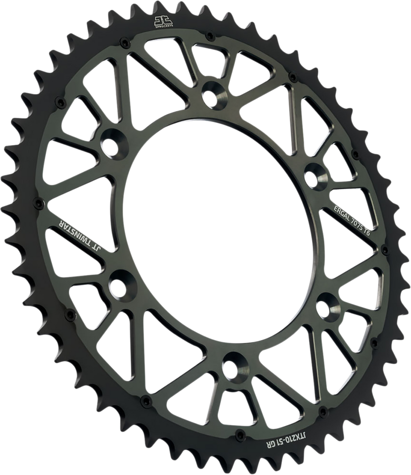 Steel Rear Sprocket - Graphite - 50 Tooth - Lutzka's Garage