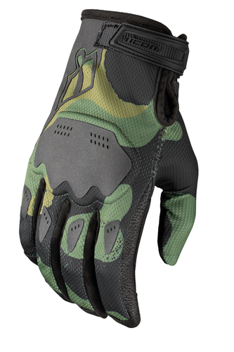 Hooligan Magnacross™ Gloves - Camo Green - Small - Lutzka's Garage